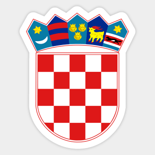 Croatia Coat of Arms Sticker